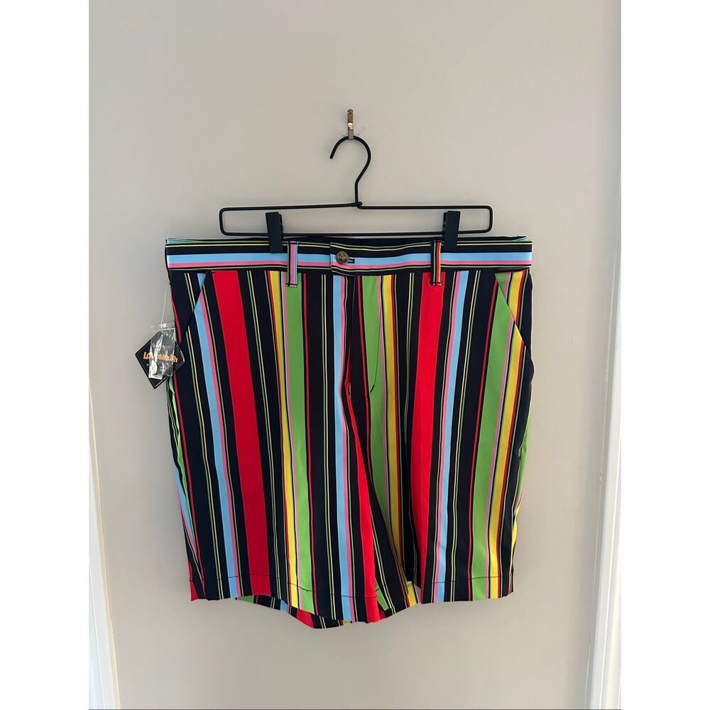 Loud Mouth NWT Hot Dog Stretch Tech Golf Shorts Size 36